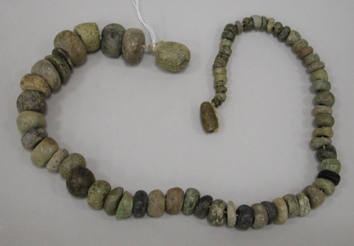 met-africa-oceania:Necklace of stone beads, Arts of Africa, Oceania, and the AmericasMedium: StoneMu