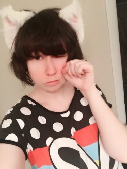 usatame:  I’m a sleepy kitty =w= I’m super happy about this cat ear/tail set &gt;w&lt; I’m gonna have to wear them around at home all the time I think…too cute not to ❤️❤️❤️ I’ll have to come up with some shoots I can use them for
