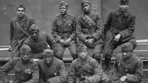 enrique262: Harlem Hellfighters African-american soldiers that bravely fought in the Great War, both