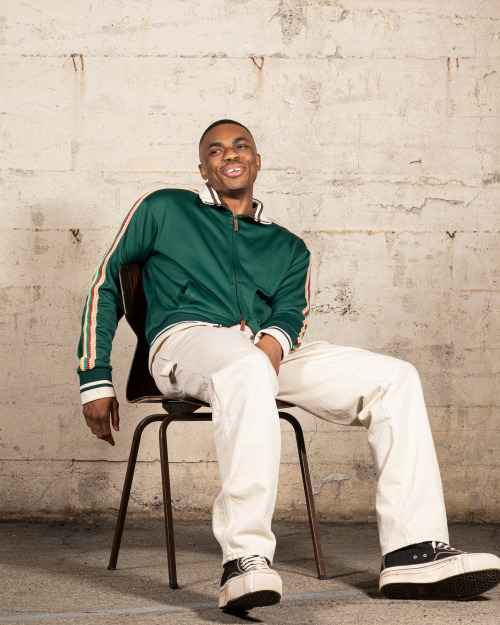 Vince Staples photographed by Tyree Harris for Interview, 2021