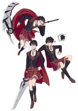 chaotichero: “We told him it was just a kilt. He’d never worn a uniform before so he didn’t know.”“Hahaha. That is terrible…”“Hey! The girls all said he had nice legs. I did that jerk a favor.”