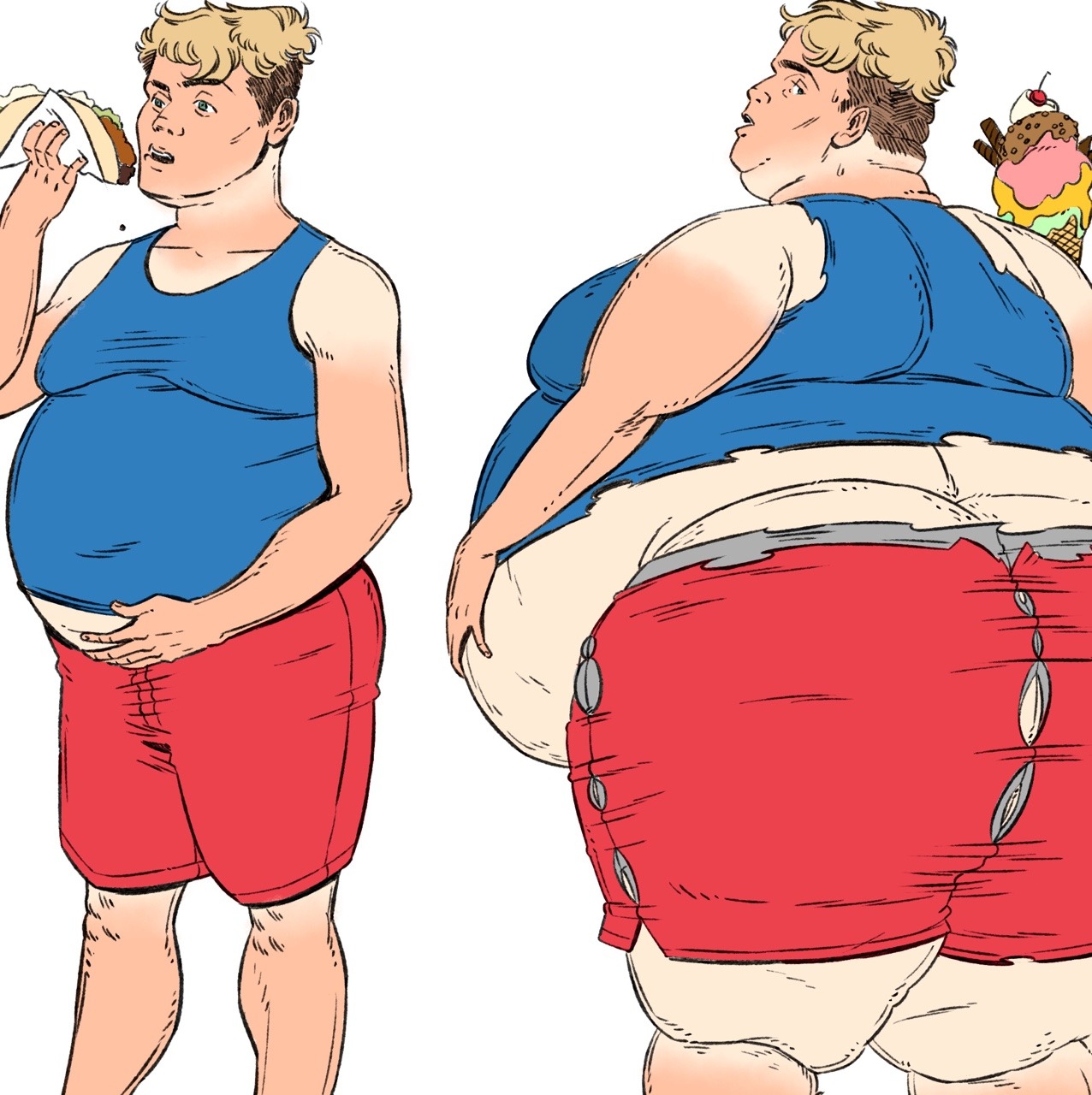 goooorrrrdo:  Working hard on that summer bod, fatty? 🍦Follow me everywhere!