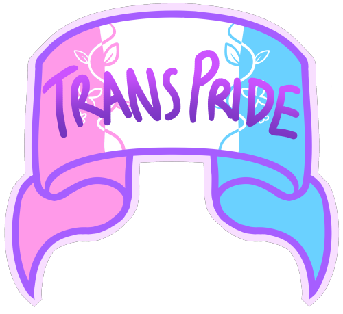 vyscera:Put a few new designs up for trans pride!  grab a sticker, print, bag, ect:  rose w words   