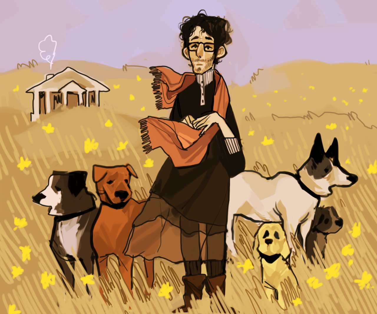 odlaws:  au where will moves to the prairie with his dogs and wheres sad long old