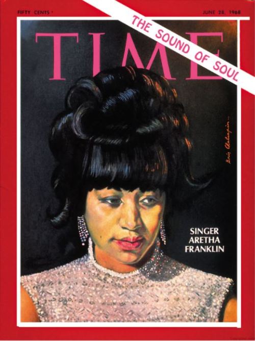 arethalouisefranklin-blog:Aretha on the cover of TIME magazine, June 28, 1968