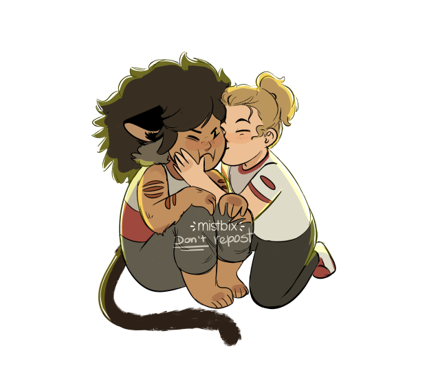 a kiss, a promise