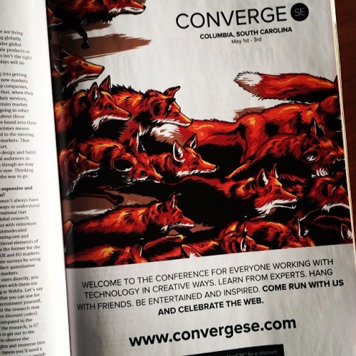 New @convergese ad in the latest Net Magazine issue. Hope this helps spread the word! (at SOCO - The Columbia Cowork)