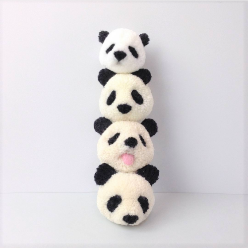 kawaii-box-co:  Have a pandaful crafting moment and make yourself a panda pompom from yarn! 🐼🎀 Wrap, cut, tie and trim - and you have the cutest panda pompom to panda-fy your day! 💖✨ ► https://youtu.be/TnOfKIFvnek