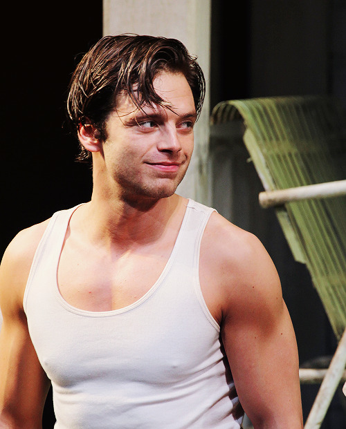 sebastiansource:Sebastian Stan as Hal Carter in William Inge’s play “Picnic” on Broadway.