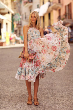 glamour:  Summertime florals.Via Glamour.com