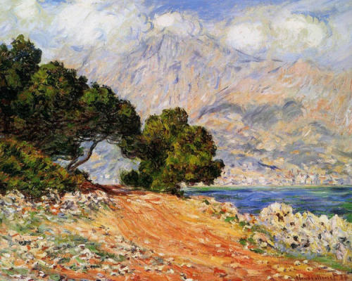 Meton Seen from Cap Martin, 1884, Claude Monethttps://www.wikiart.org/en/claude-monet/meton-seen-fro