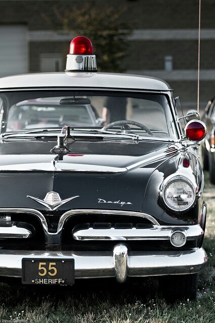 Porn photo sweetkalispirit:  1955 Dodge Police Car 