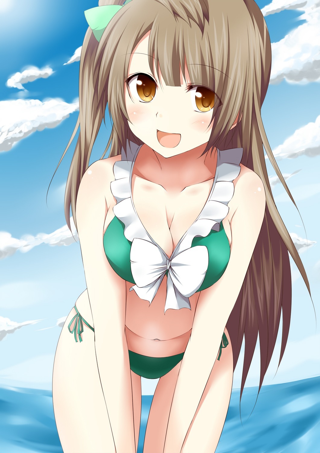 zan66:  bikini cleavage fujisaki kyouya love live! minami kotori swimsuits | yande.re