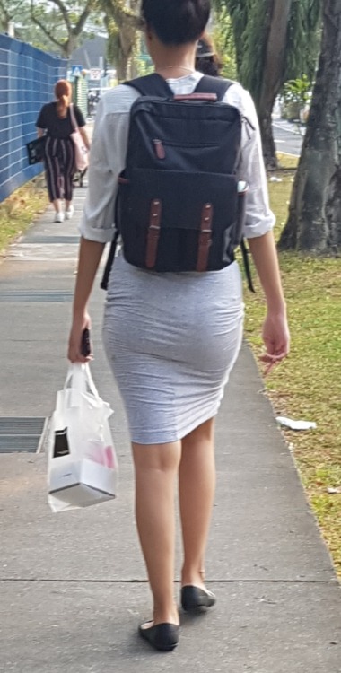 sgmedusa4u: SG Malay Teen with curvy butt @ WOODLANDS #407