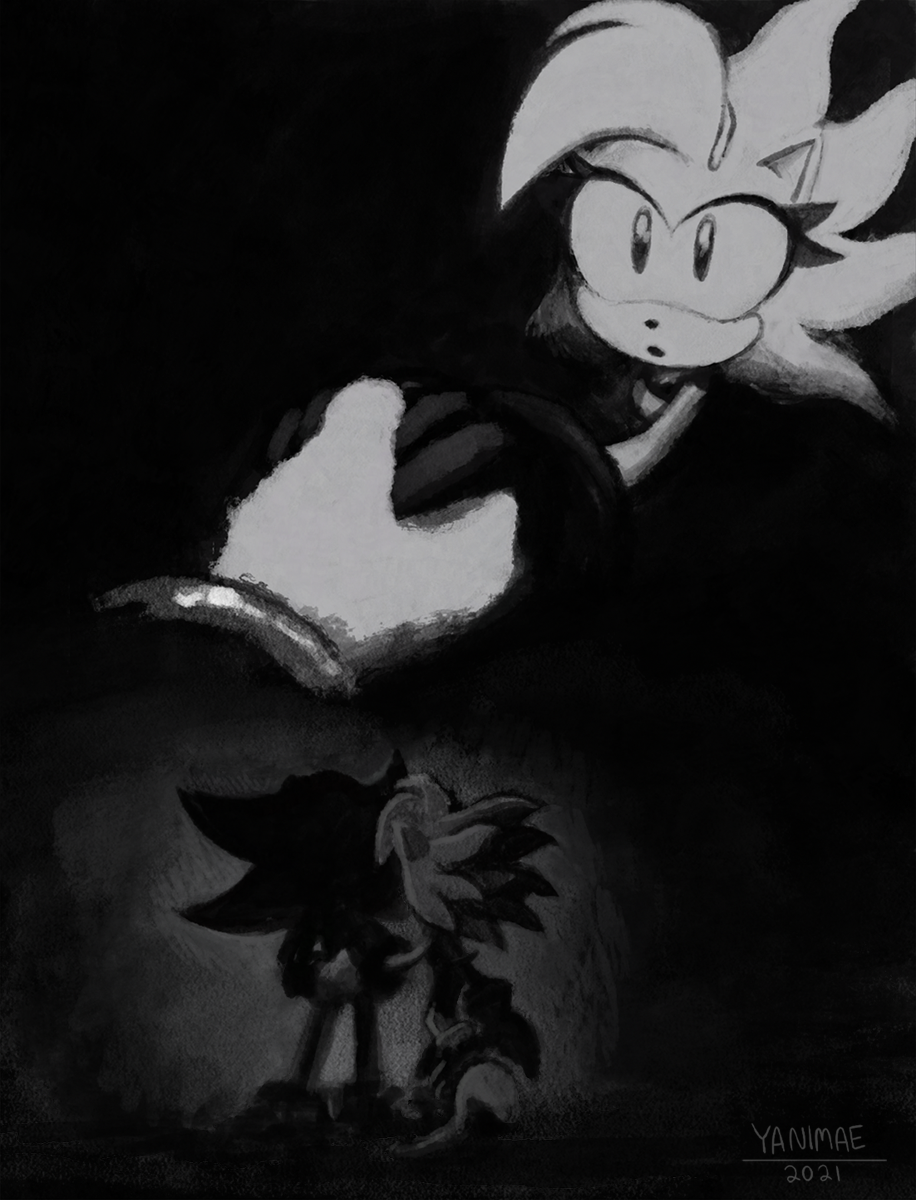 Speed Draw - Shadow w/ Soulcatchers [Sonic FanArt] 