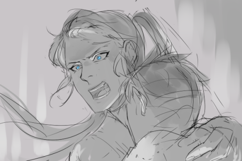 surfacage:  the thing about being a comic artist is that u gotta practise poses/expressions a lot… *looks into sketches* man the things going on in here   ¯\_(ツ)_/¯  are these gonna be ash canon we just dont know