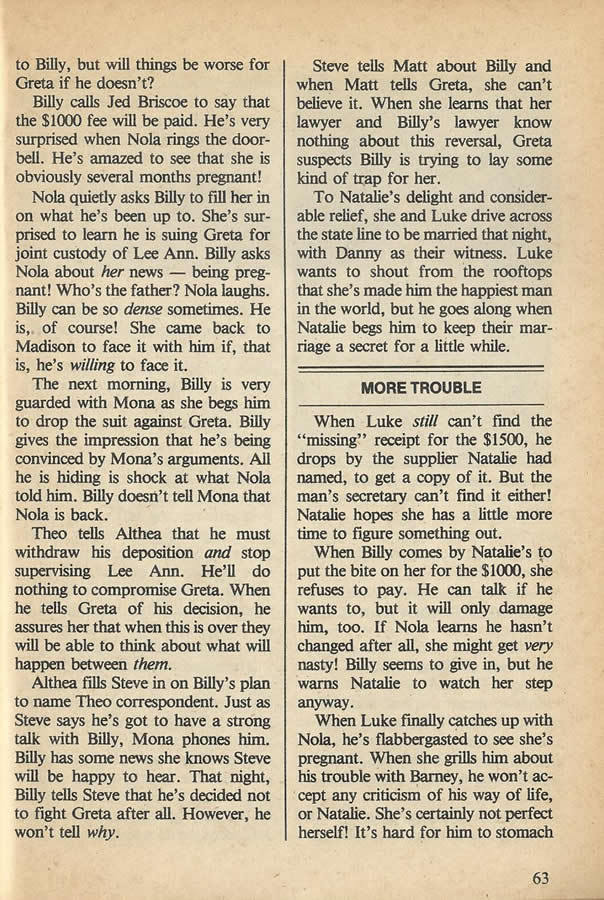 soap opera digest recaps