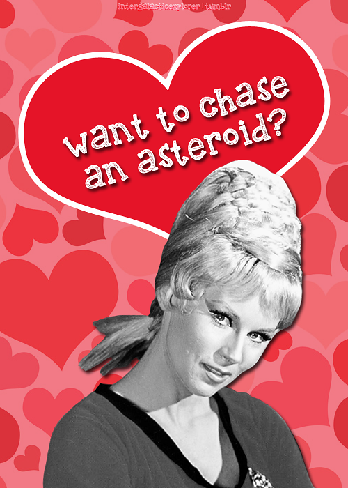 The crew of the USS Enterprise wishes you a happy Valentine’s Day!Credits for Uhura