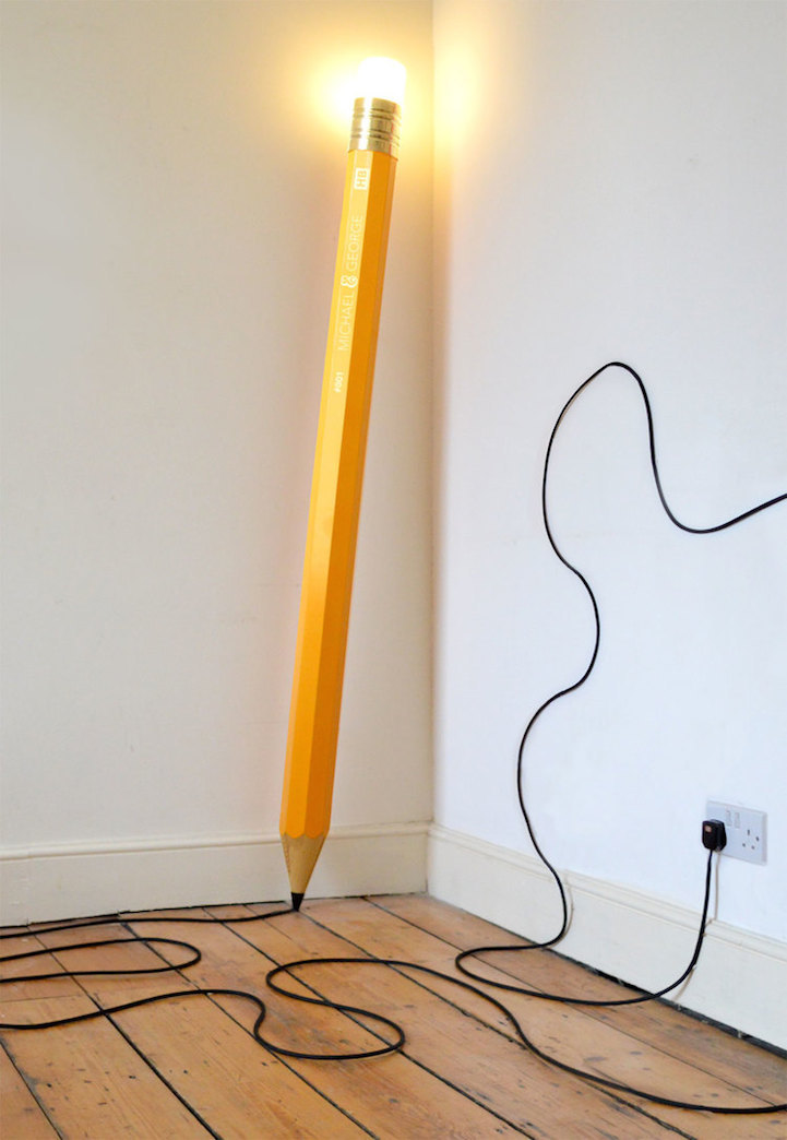 wetheurban:  DESIGN: The Giant Pencil Lamp London design studio Michael &amp;