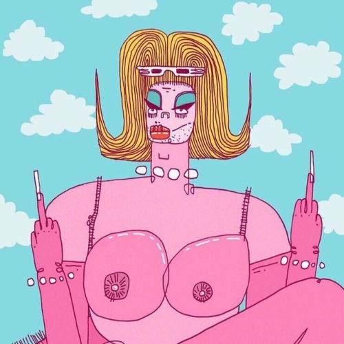 x-heesy:Transgender artist Juno Birch. Sculptures & Alien Groceries T shirts for salejunobirch.c