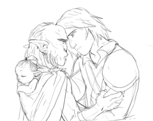 dish-licker:more Shirebound drawings :3 Now with orc neighbors!! As always, there’s so much ex