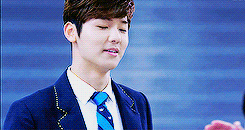 sxjung: gifs of Minhyuk smiling in The Heirs; requested by imawesomelikeyou 