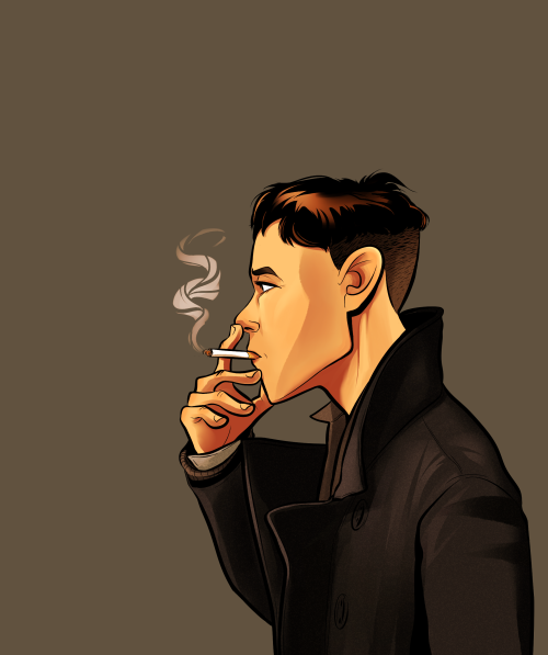 geniusbee: A little smoking Hermann because THIS FIC is too super cute (and only gonna get cuter lbh