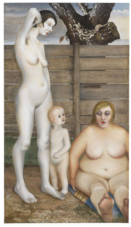 amare-habeo:  Otto Dix (1891 Gera - 1969) - Sunbathing (Sonnenbad), 1928 Oil on canvas 