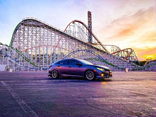 Week ago went to @sixflagsmagicmountain with the @cvxgenz gang.  . . . #sixflags #fk7 #cvxgenz #hond