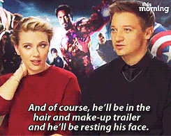 hiddlesy:    Interviewer: “Now there’s a rumour going round about you being