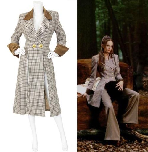 Jacques Fath 1993 incredible wool houndstooth coat with oversized velvet cuffs and two long slits up