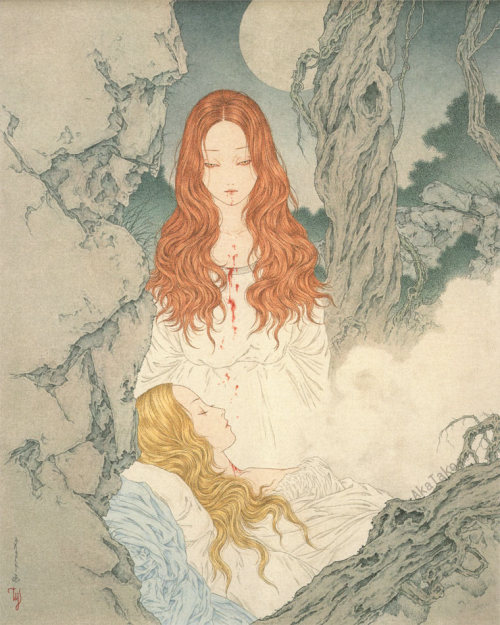 “Carmilla” by Takato Yamamoto. Printed in NOSFERATU and also issued as a limited edition