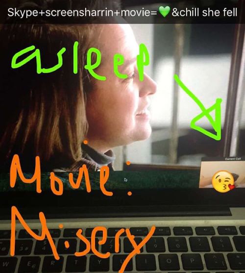 Porn #skype #screensharing #movienight #misery photos