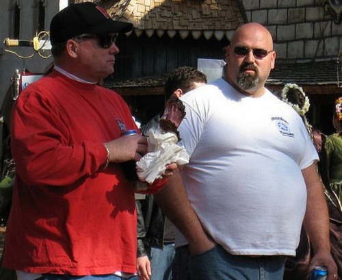 fatdads:  already bloated dad sees something tasty looking and gets hungry again