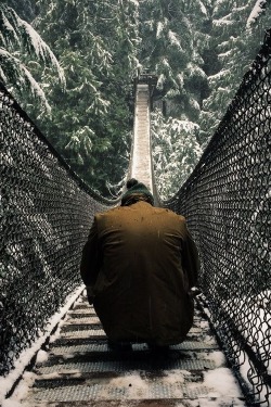 wolverxne:  Suspension Bridge, Lynn Canyon | by: { jongsunpark }