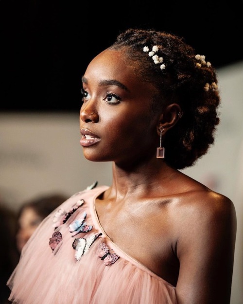 Kiki Layne in Valentino at the premiere of If Beale Street Could Talk