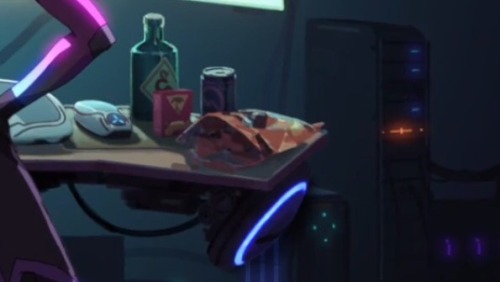 anamericananomaly:  sunnysundown:  themorganiser:  Sombra is a confirmed dorito loving hacker  ugh, please dont  Gremlin sombra when?   you dont understand~ she’s already here~