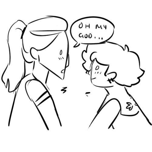 blueskittles-art: @glimadora-week day 1: first kiss Adora just had her first kiss and…. she&r