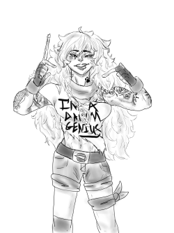 Request for RWBY ROCK Yang by agentlightninghunter!