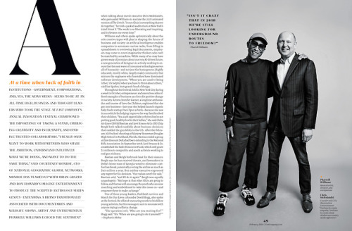 Pharrell Williams and Chris Meledandri for Fast Company.