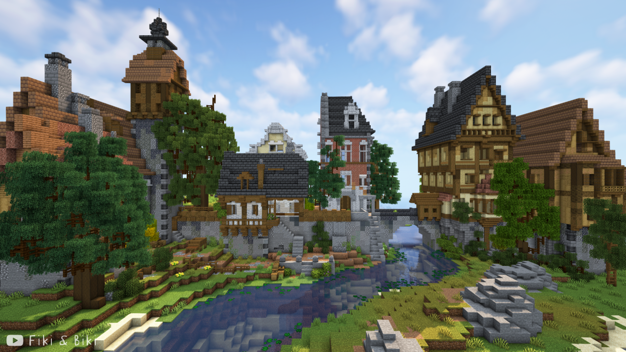 Minecraft, How to Build a Medieval Village