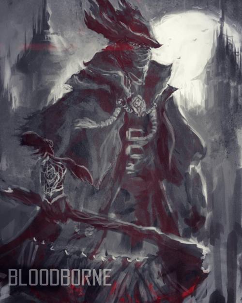 shimhaq98:  Quick Bloodborne sketch because adult photos