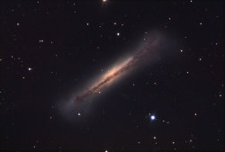n-a-s-a:  NGC 3628 Edge On Galaxy Credit: Matthew T. Russell 