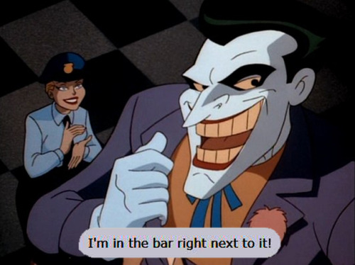 jonathan-cranes-mistress-of-fear: Reason #1358 Why Joker and Harley do not make a good couple: The j