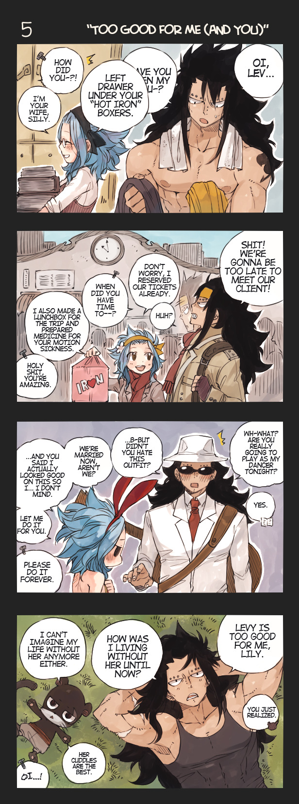 rboz:  day 7 - married/living togetherThat prompt I didn’t get to finish on time