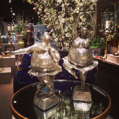 Fat Ladies Dancing At #dessauhome @jdouglasliving @rickbrownlee_jdouglas #HPMkt #decor #furnishings #stylish