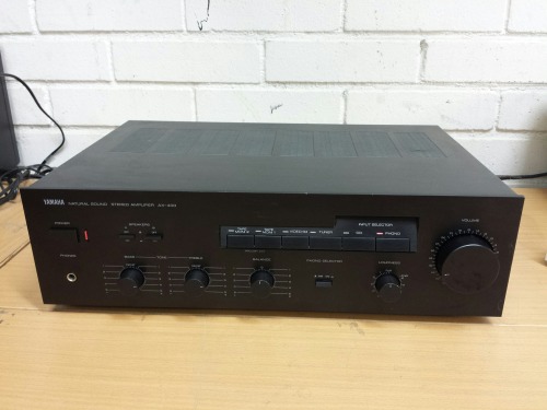 Yamaha AX-400 Natural Sound Stereo Integrated Amplifier, 1986