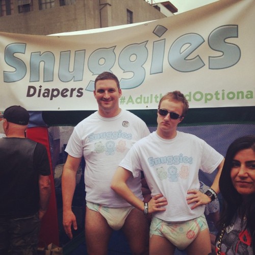 flamepaws:  thepizzafox:  diaperpuprawr:  nakeddavey:  vincentvangoo:  Some photos I found on Twitter and Instagram of the Snuggies booth at Folsom Street Fair 2014.  Wish I could go there sometime and wear diapers for snuggies for duration of the fair.