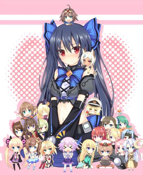 Hyperdevotion Noire and her chibs