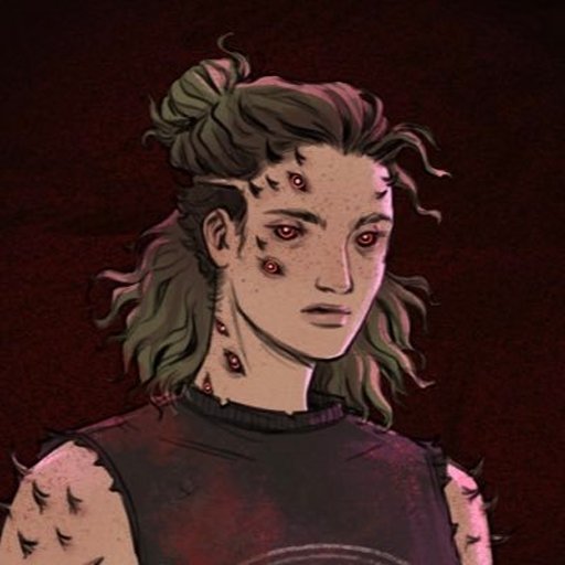 kianahamm:Drew my half-orc with her hair down for twitter 